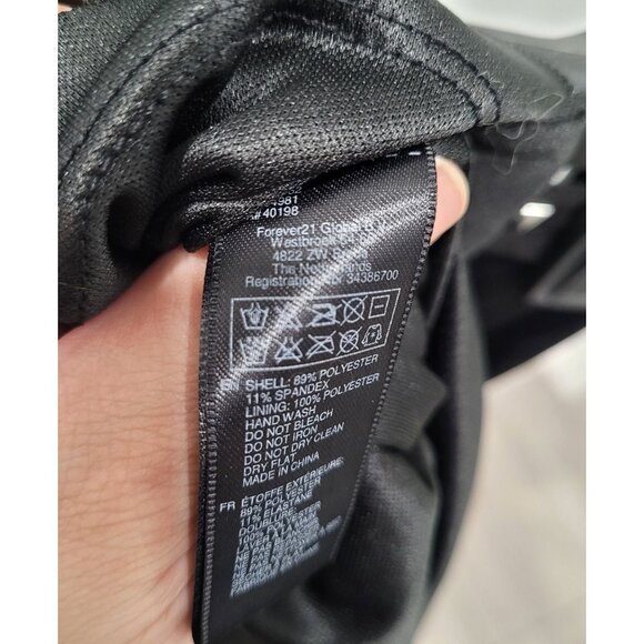 XXI by Forever 21 Black Studded Bodycon Sleeveless Mini Dress Size SP - Picture 4 of 11